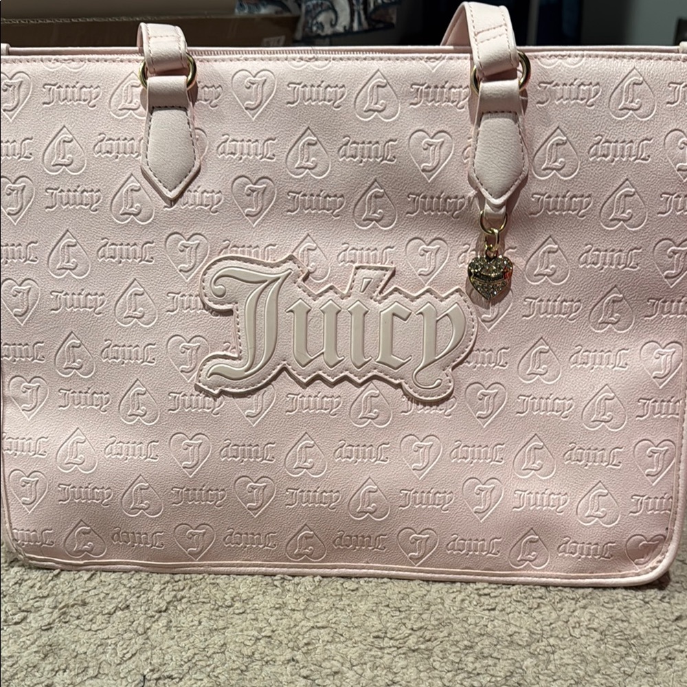 Juicy Couture Pink Embossed Women's Bag